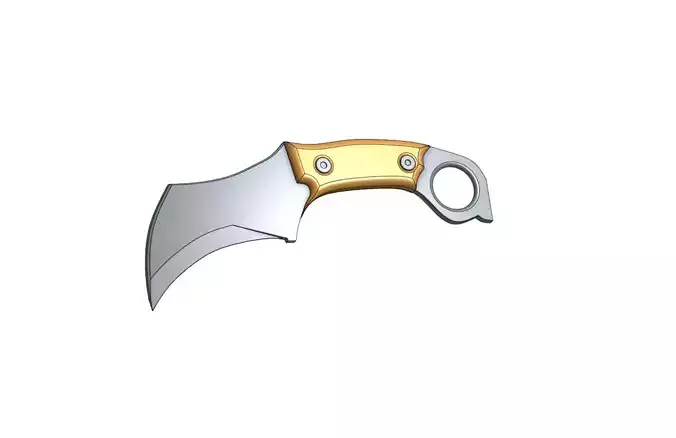 Printable Karambit Knife - Life-Size