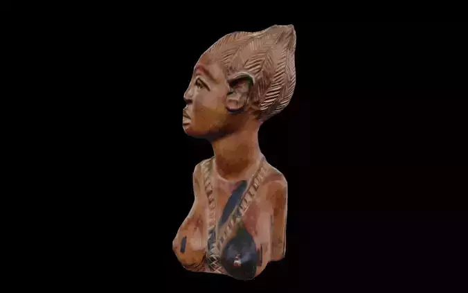 African Woman Bust