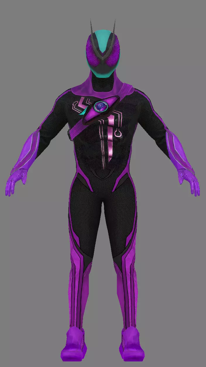 Kamen Rider Zeztz 3d Model 3D model_11