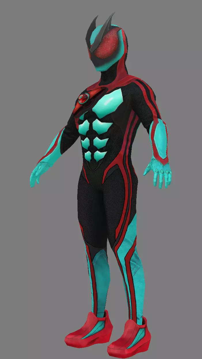 Kamen Rider Zeztz 3d Model 3D model_1