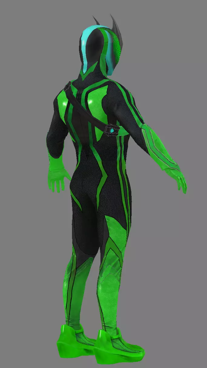 Kamen Rider Zeztz 3d Model 3D model_8