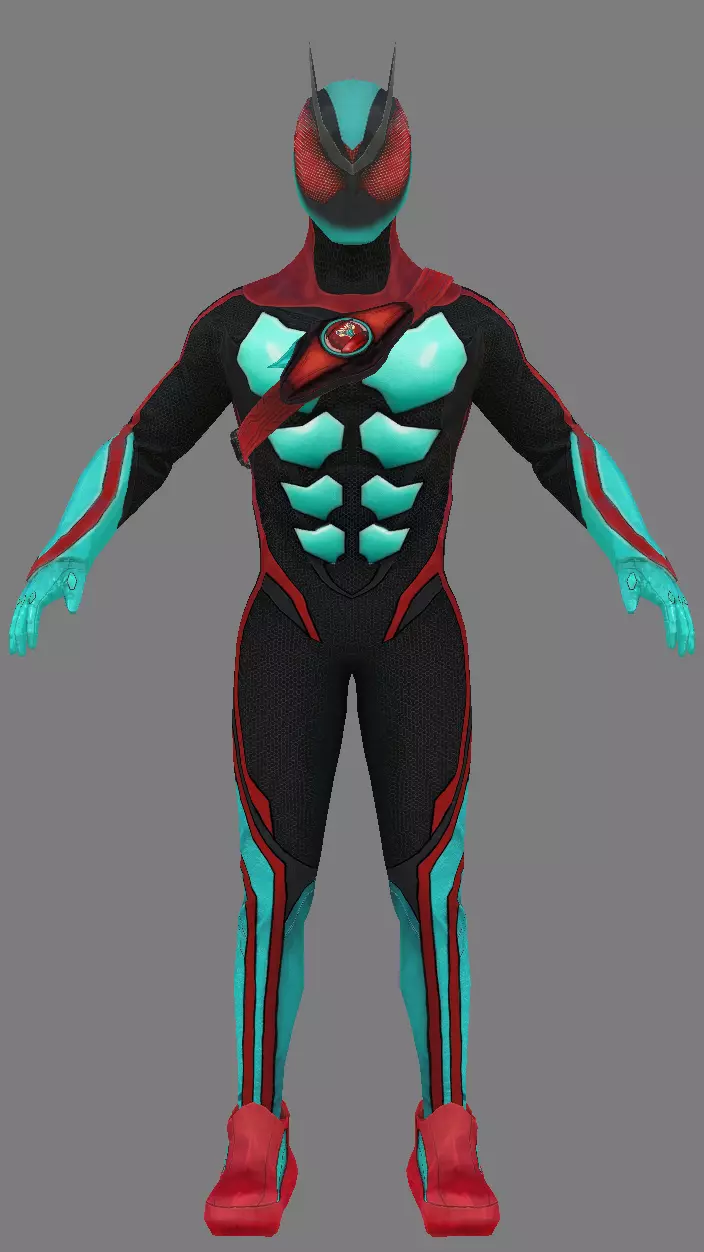 Kamen Rider Zeztz 3d Model 3D model_0