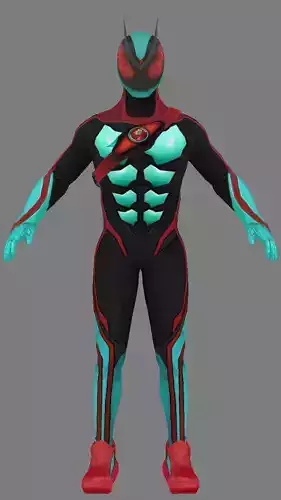 Kamen Rider Zeztz 3d Model