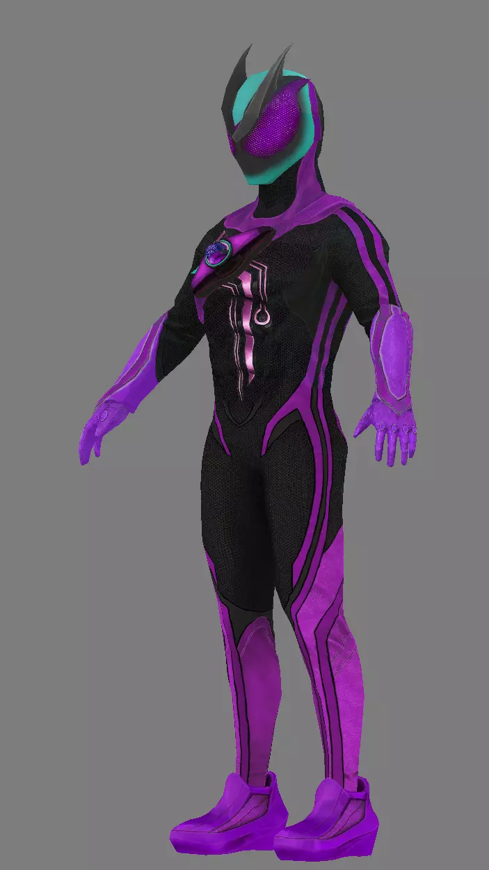 Kamen Rider Zeztz 3d Model 3D model_9