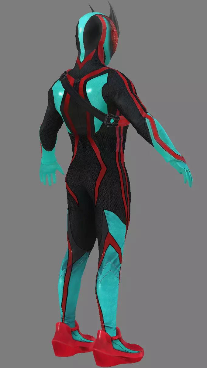 Kamen Rider Zeztz 3d Model 3D model_2