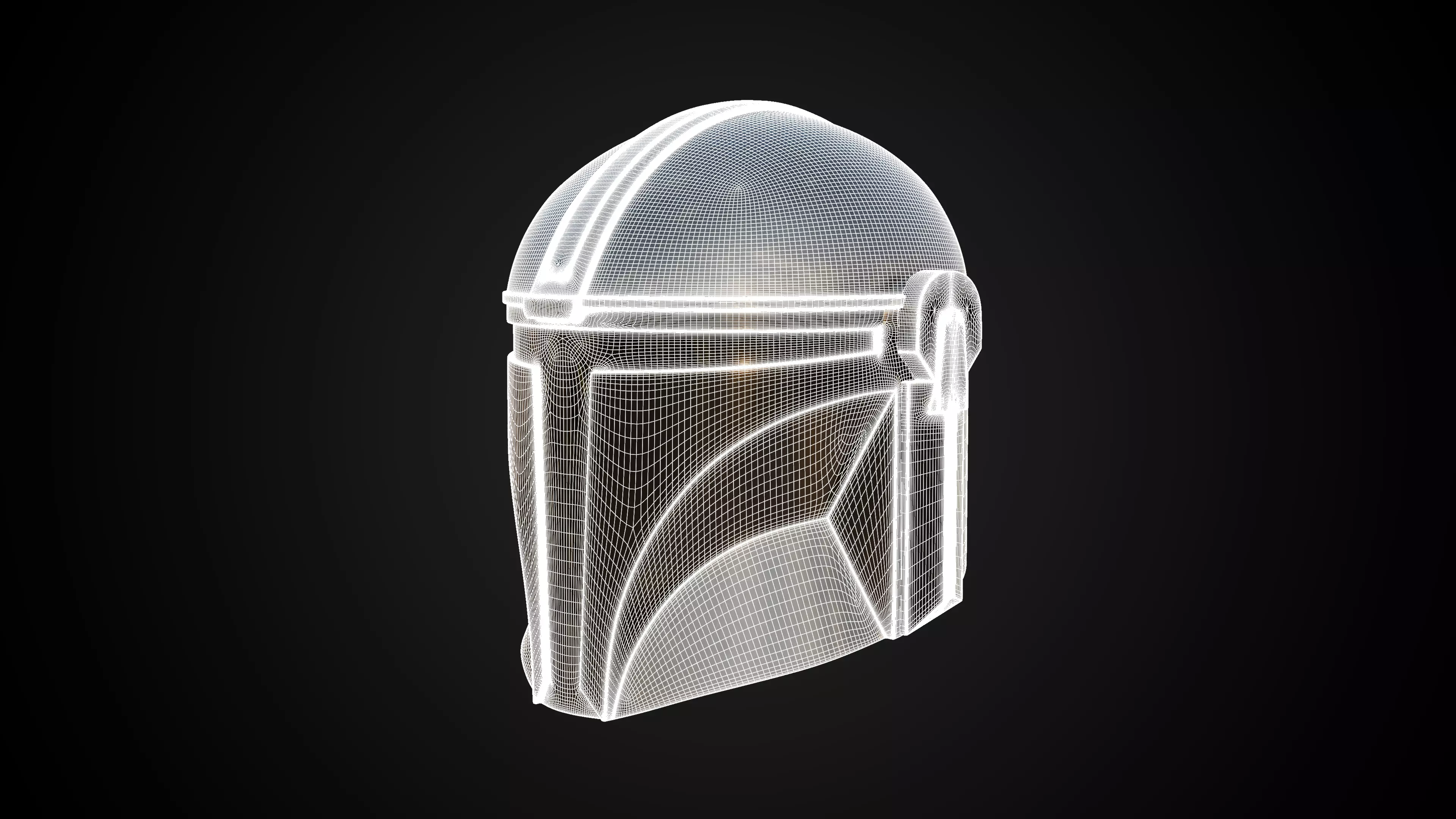 Din Djarin Helmet The Mandalorian Free 3D model_6