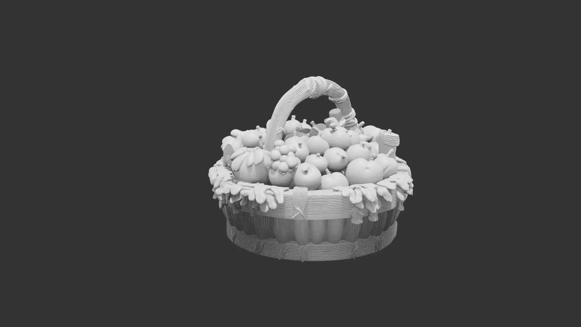 Fruit Basket Perfect For Wargaming And 3D Print 3D print model_13