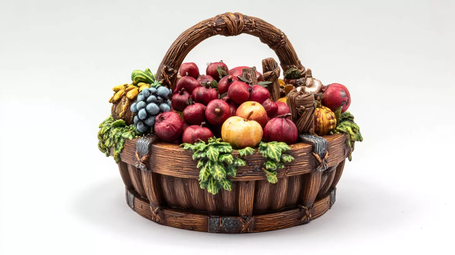 Fruit Basket Perfect For Wargaming And 3D Print 3D print model_0