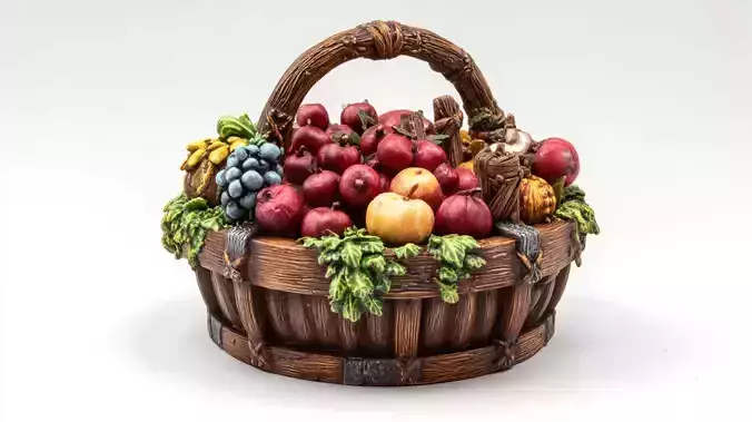 Fruit Basket Perfect For Wargaming And 3D Print 3D print model