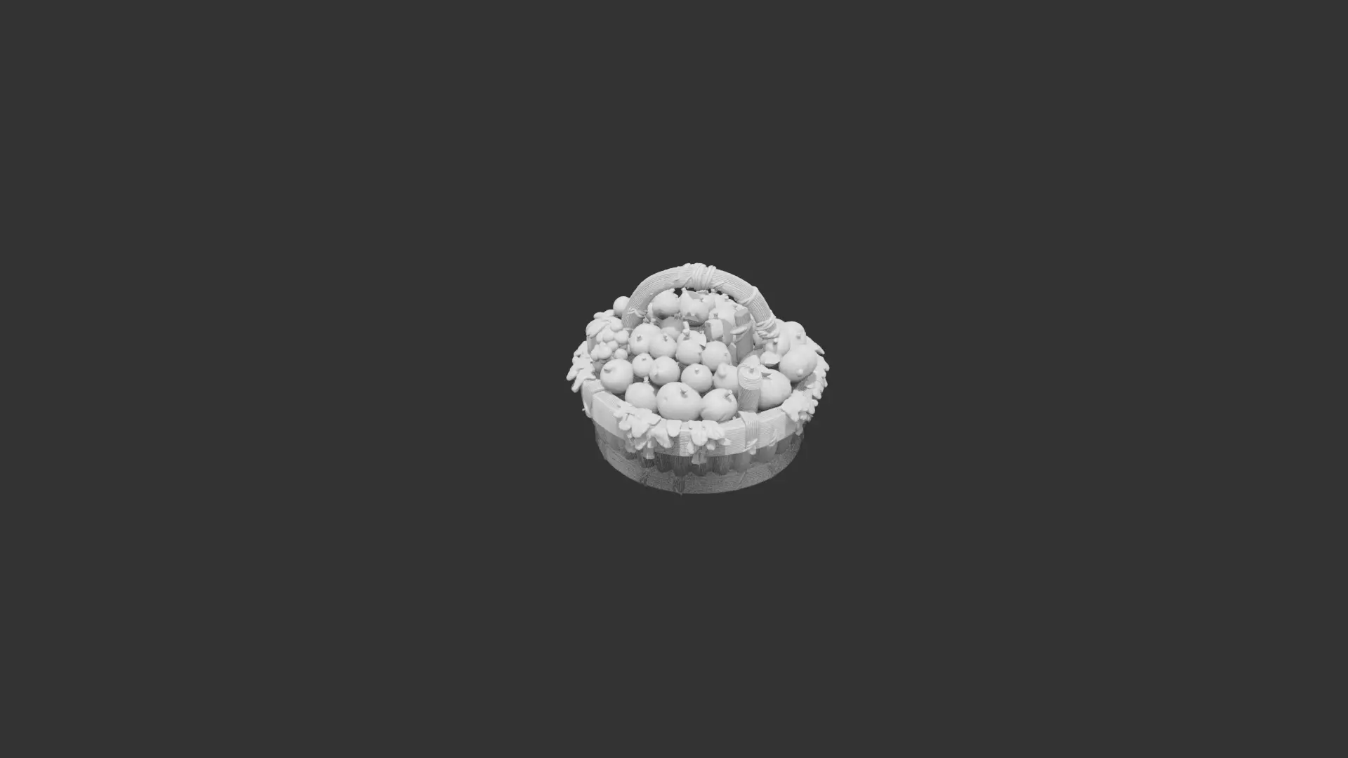 Fruit Basket Perfect For Wargaming And 3D Print 3D print model_5