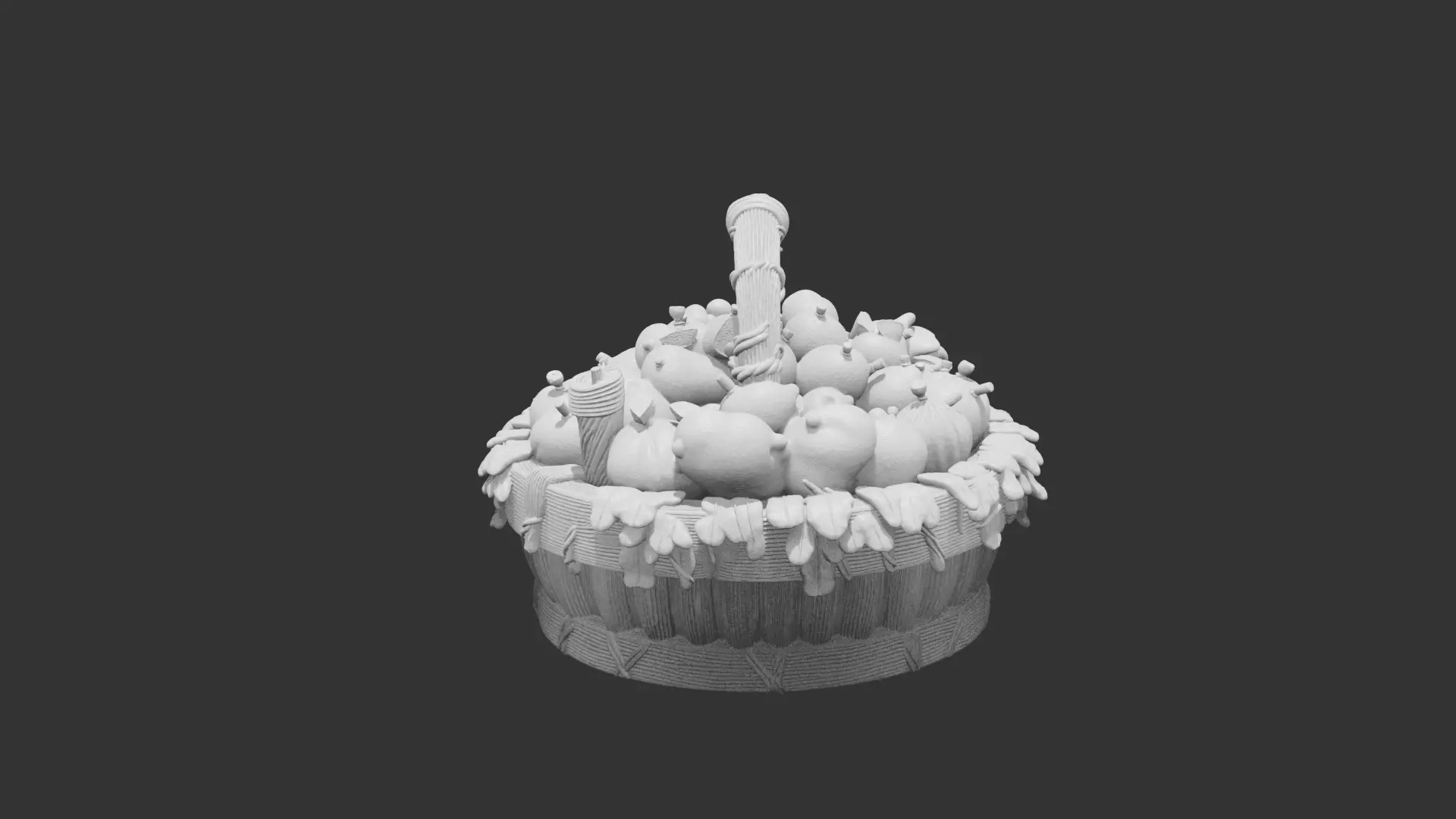 Fruit Basket Perfect For Wargaming And 3D Print 3D print model_18