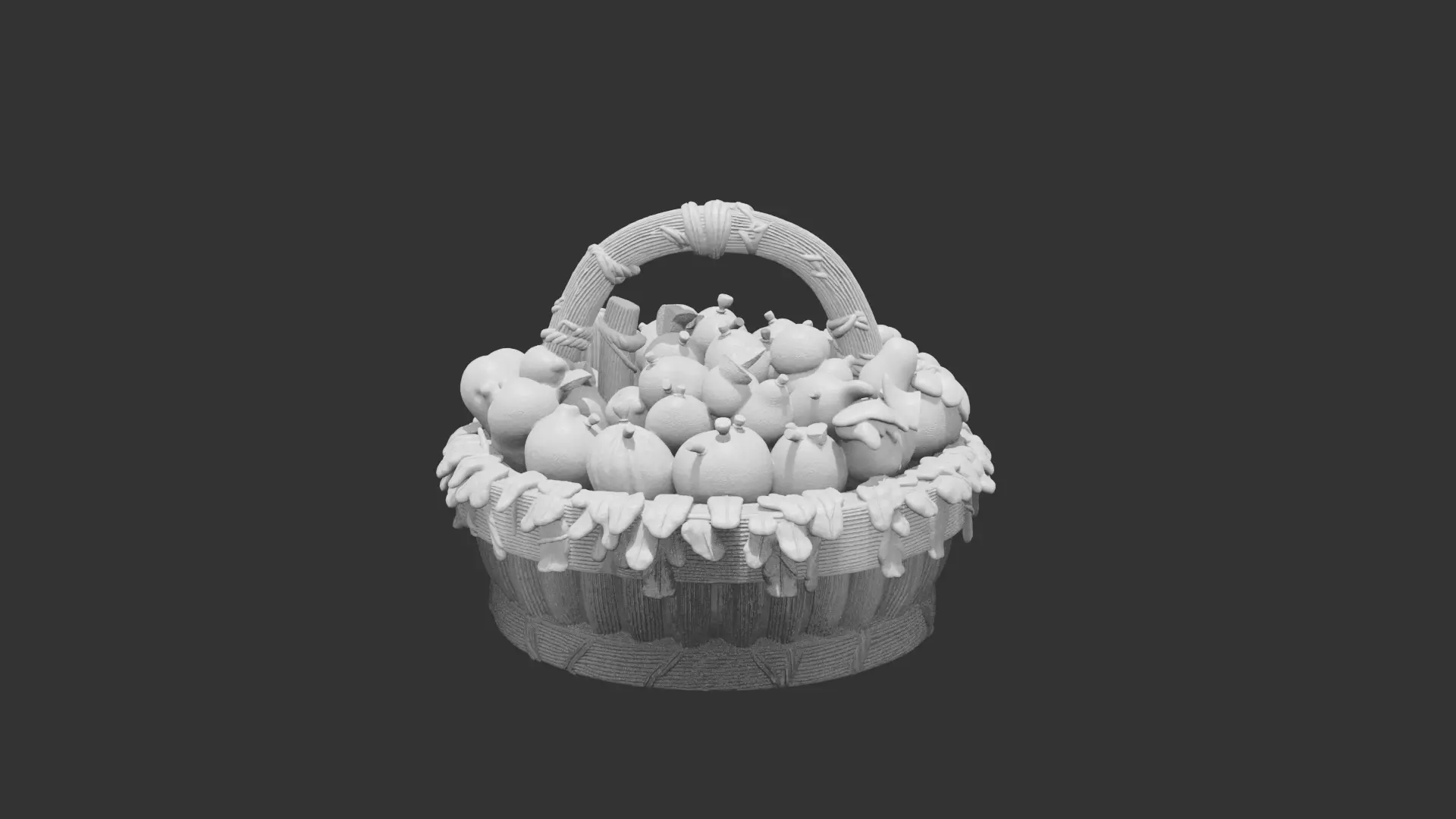 Fruit Basket Perfect For Wargaming And 3D Print 3D print model_16