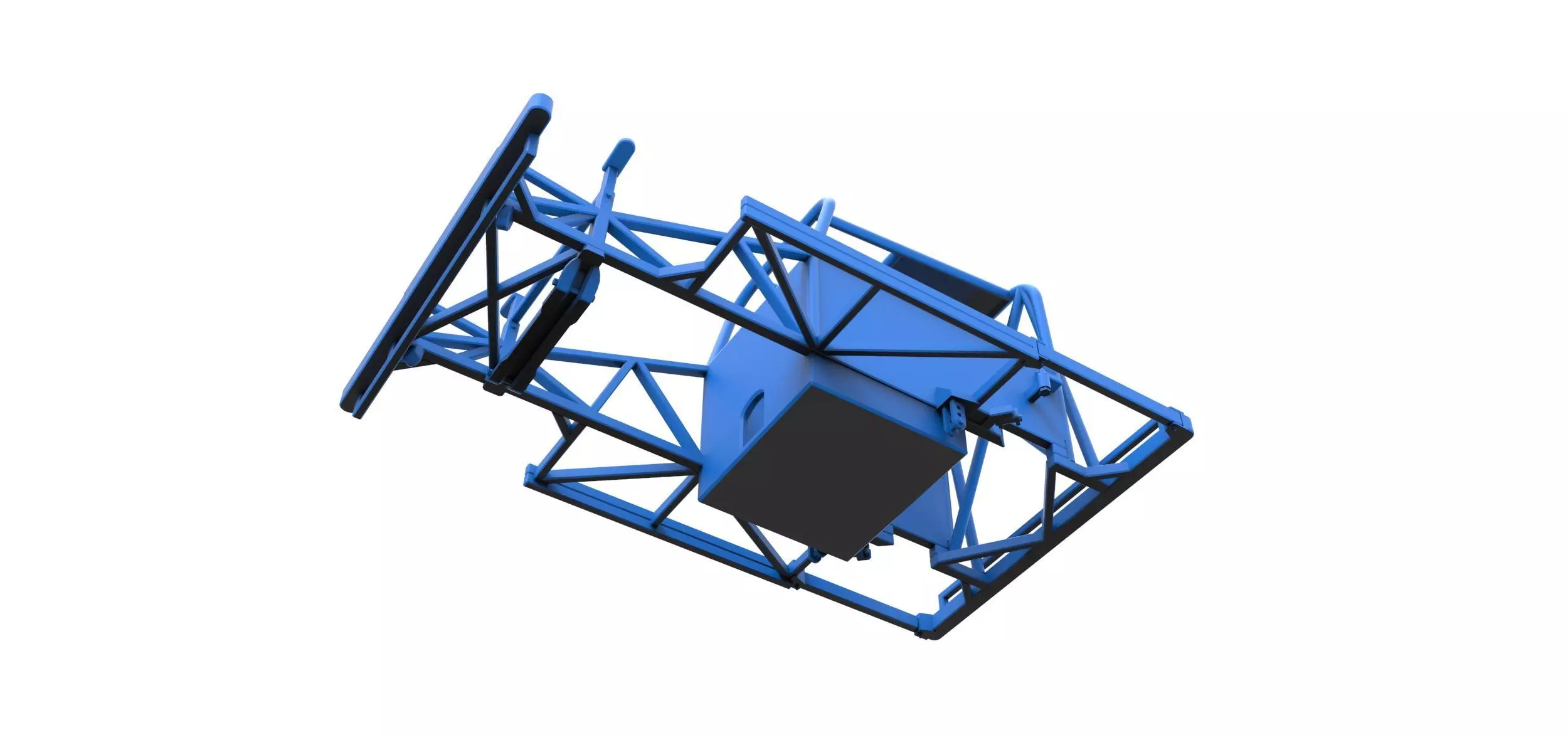Frame of New Zealand Ministock car Scale 1 to 25 3D print model_2