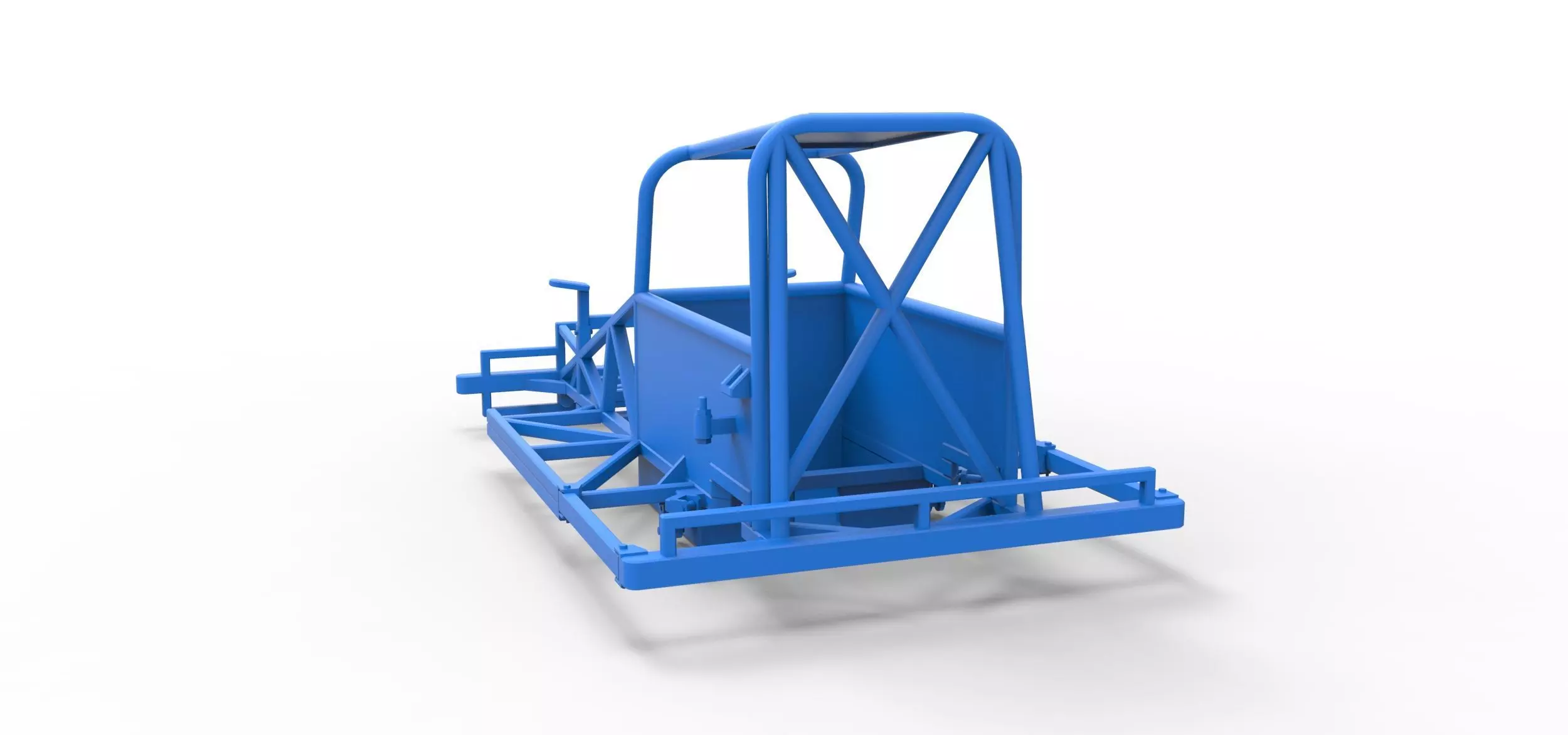 Frame of New Zealand Ministock car Scale 1 to 25 3D print model_10