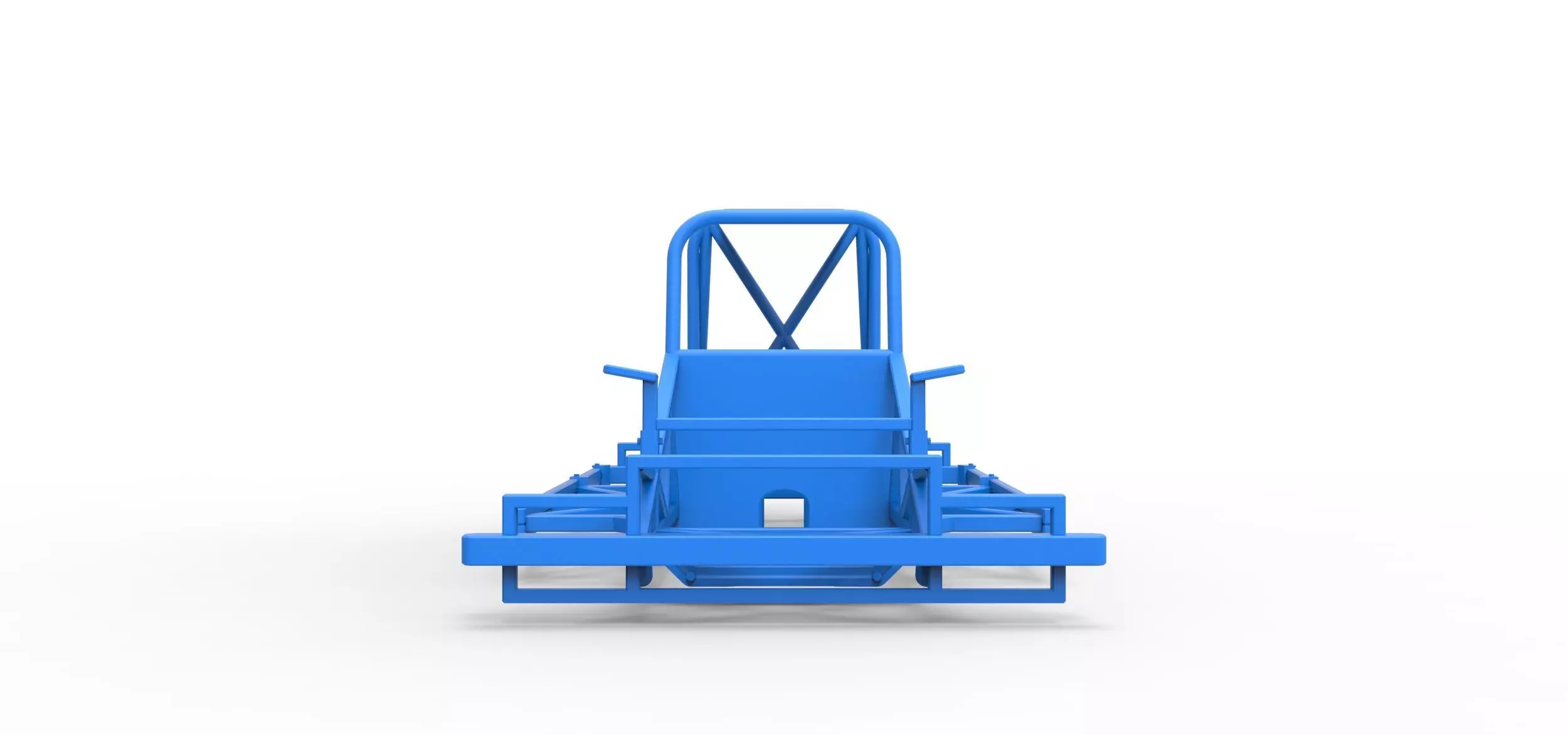 Frame of New Zealand Ministock car Scale 1 to 25 3D print model_4