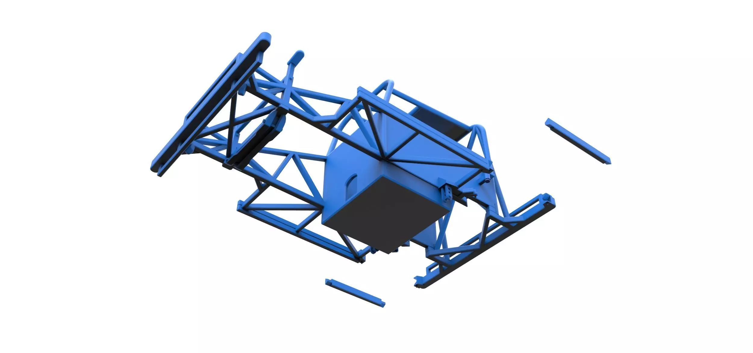 Frame of New Zealand Ministock car Scale 1 to 25 3D print model_13