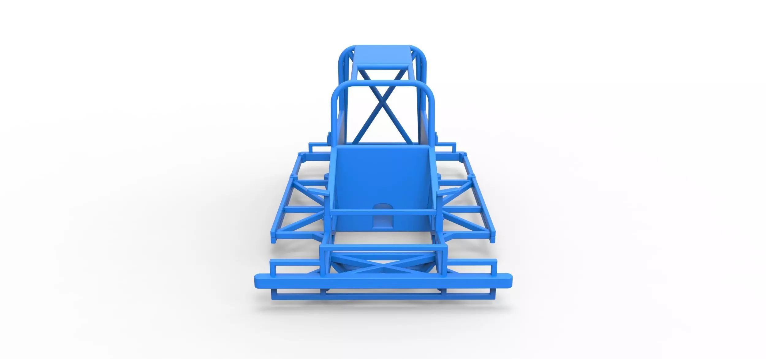 Frame of New Zealand Ministock car Scale 1 to 25 3D print model_5