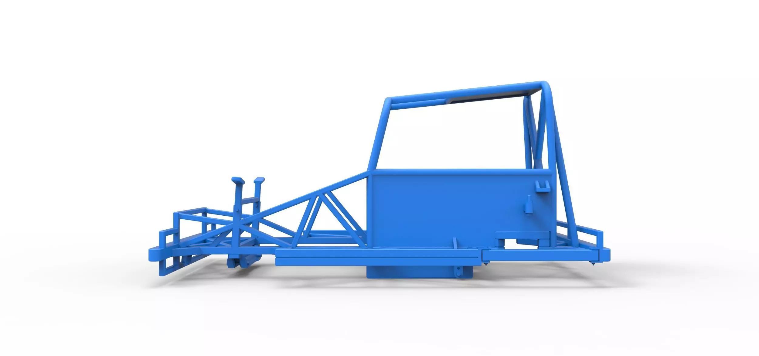 Frame of New Zealand Ministock car Scale 1 to 25 3D print model_6