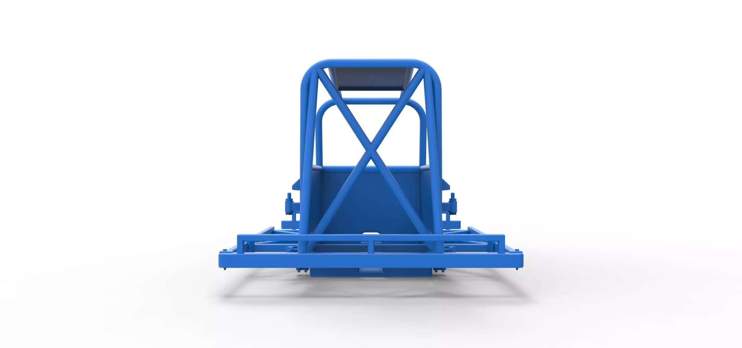 Frame of New Zealand Ministock car Scale 1 to 25 3D print model_11