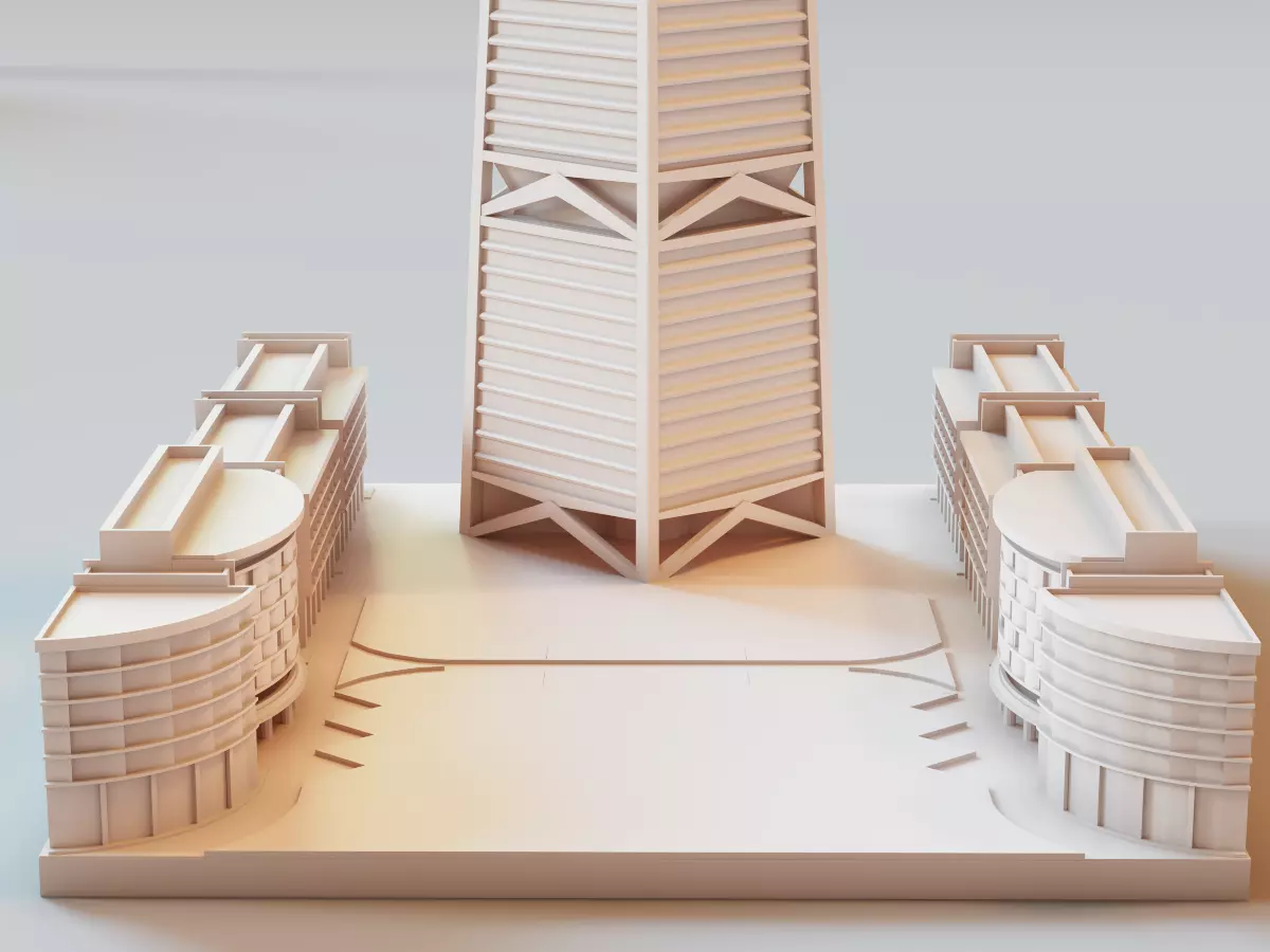 Al Faisaliah Tower in saudi arabia KSA 3D print model_1