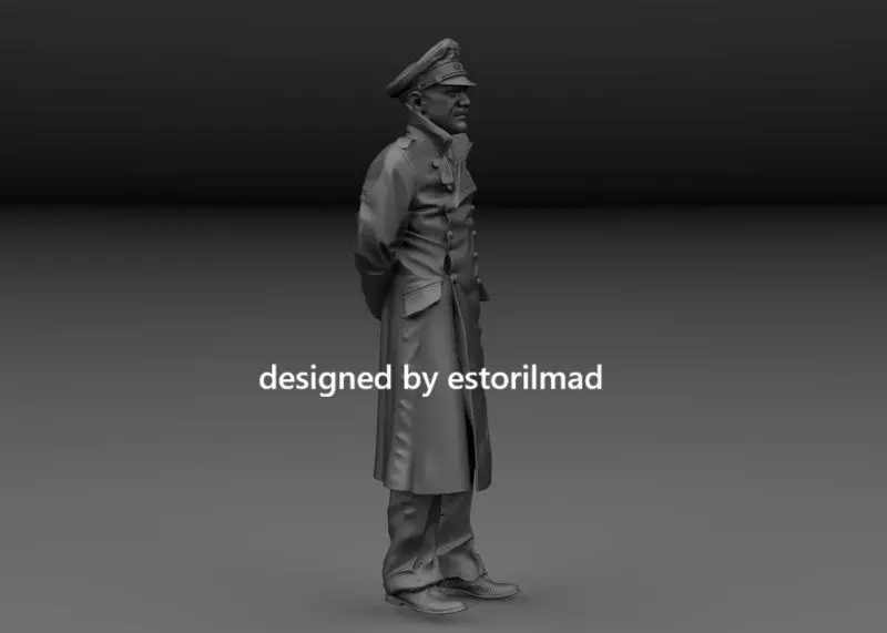 WW2 GERMAN COMMANDER OF THE GENERAL STAFF HITLER 3D print model_1