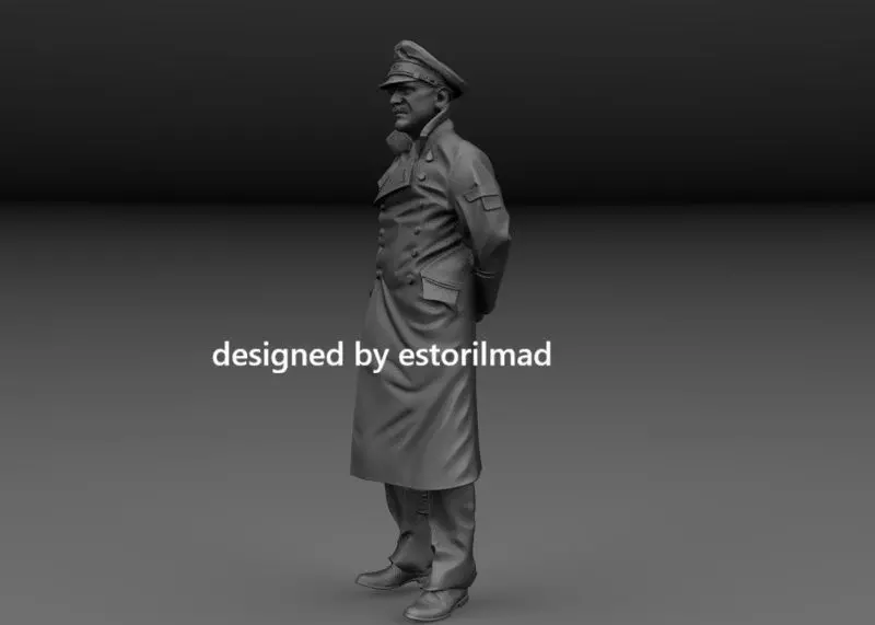 WW2 GERMAN COMMANDER OF THE GENERAL STAFF HITLER 3D print model_2