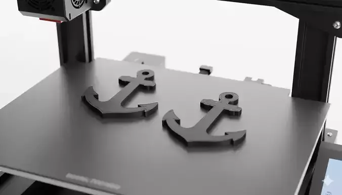 Anchor Pendant Jewelry Art