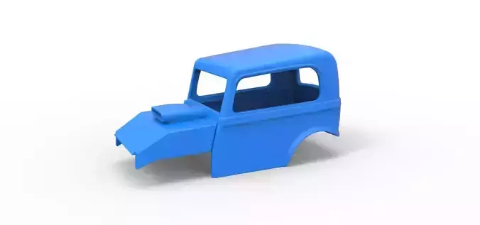 Shell of New Zealand Ministock car Scale 1 to 25