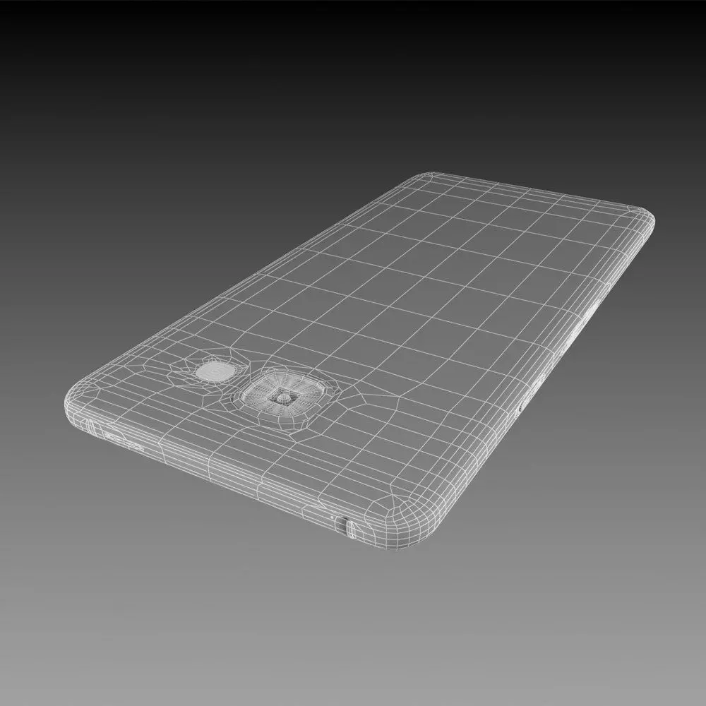 Samsung Galaxy A9 2016 Pink 3D model_10