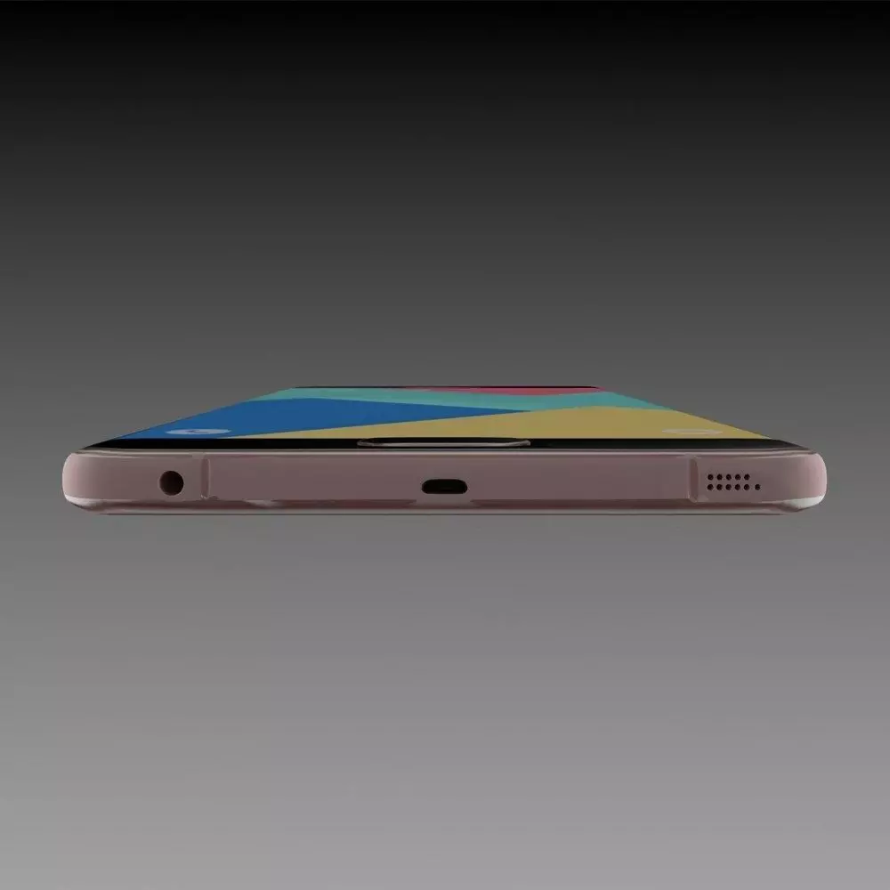 Samsung Galaxy A9 2016 Pink 3D model_7