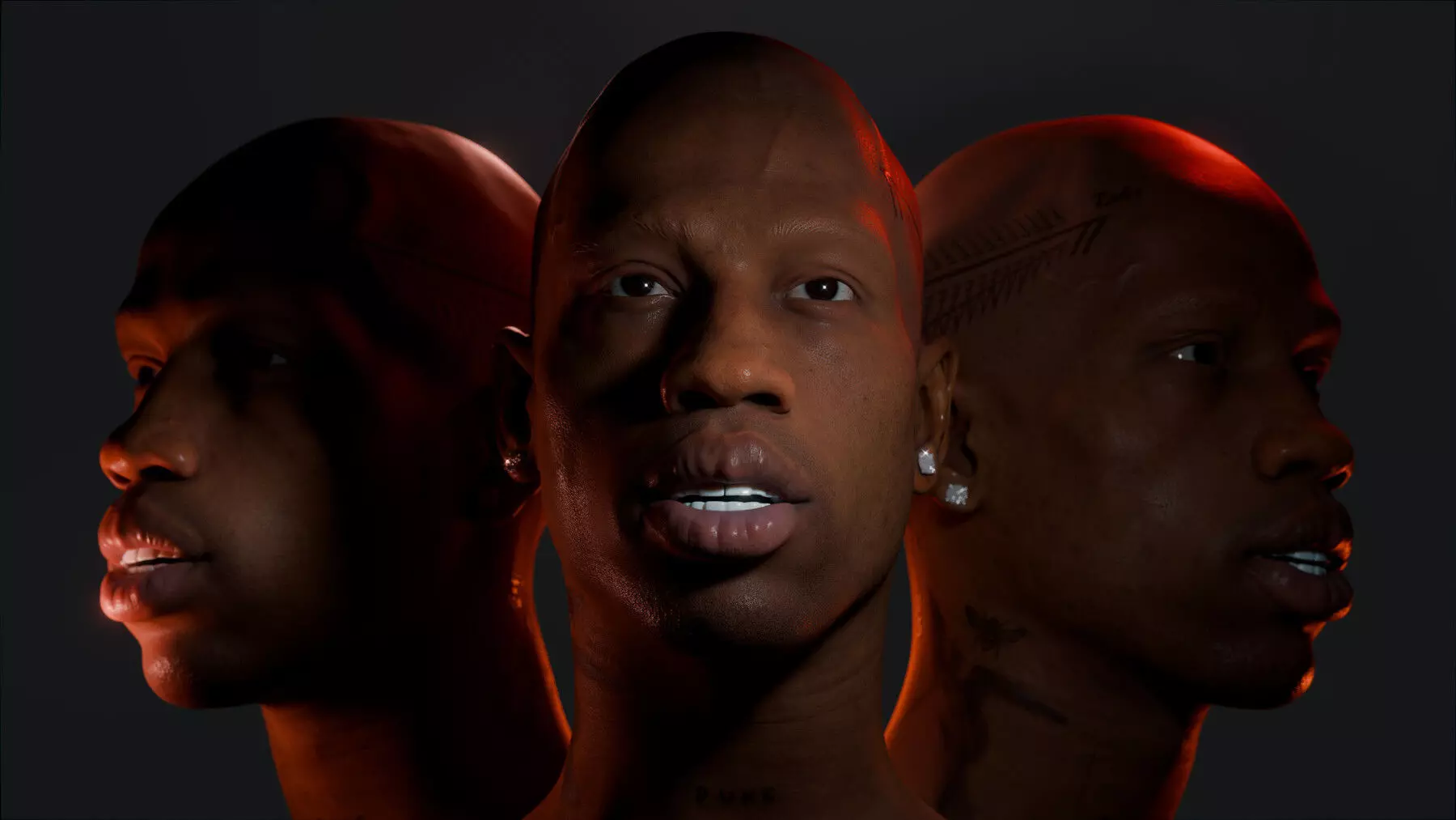 Travis Scott Likeness Sculpt 3D Model 3D model_0
