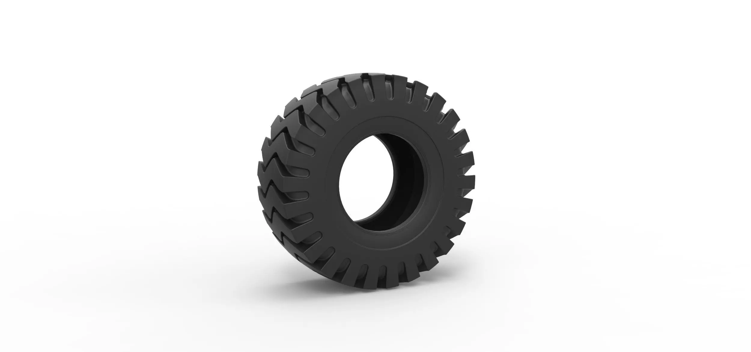 Tractor tire 38 Scale 1 to 25 3D print model