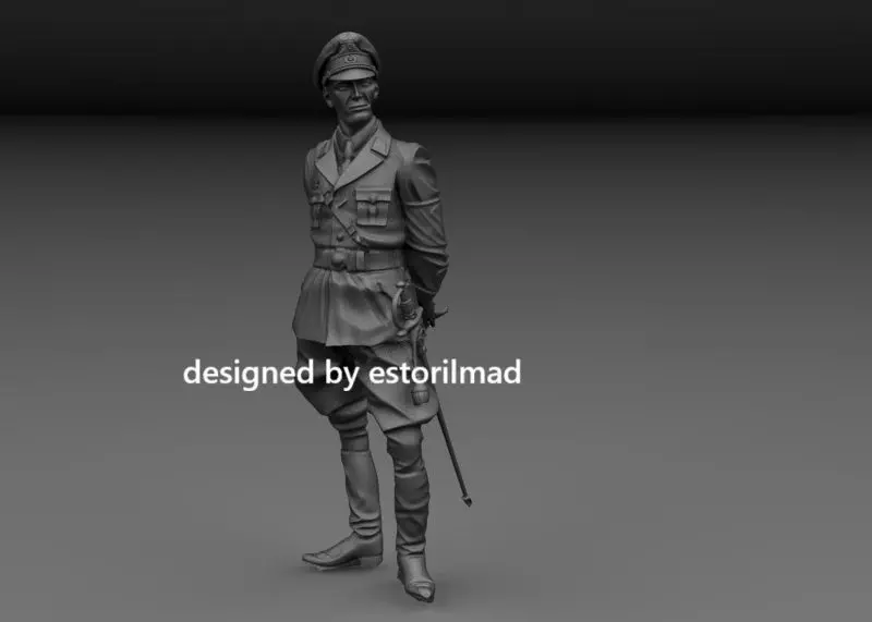 WW2 MARSHAL GERMAN HEIDRICH 3D print model_1