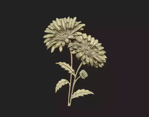 Flower design soft nature printable deco paint drawing