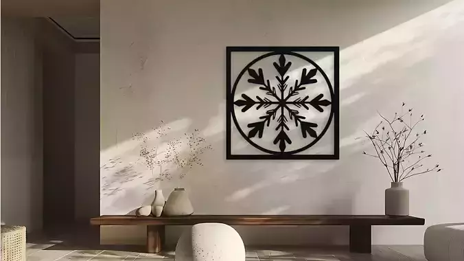 Snowflake Wall Decor Art