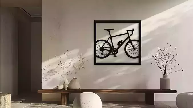 Bicycle Wall Decor Art Digital File