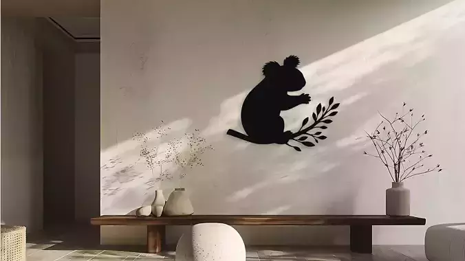 Koala Bear Wall Decor Art