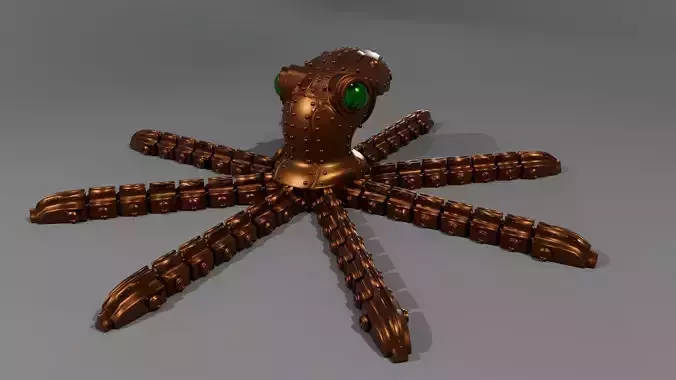 Articulated Cyberpunk Kraken