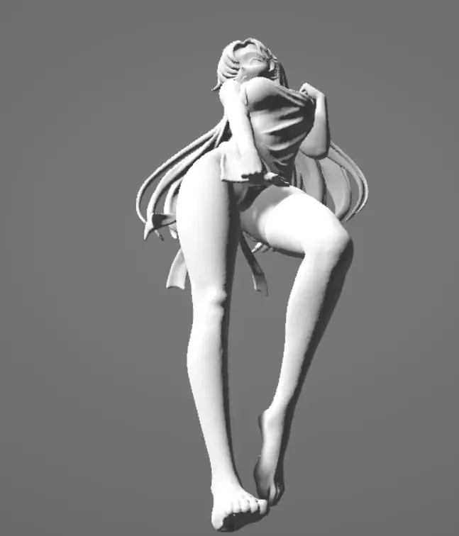 Elizabeth Liones  High-Quality 3D Anime Character Model 3D print model_11