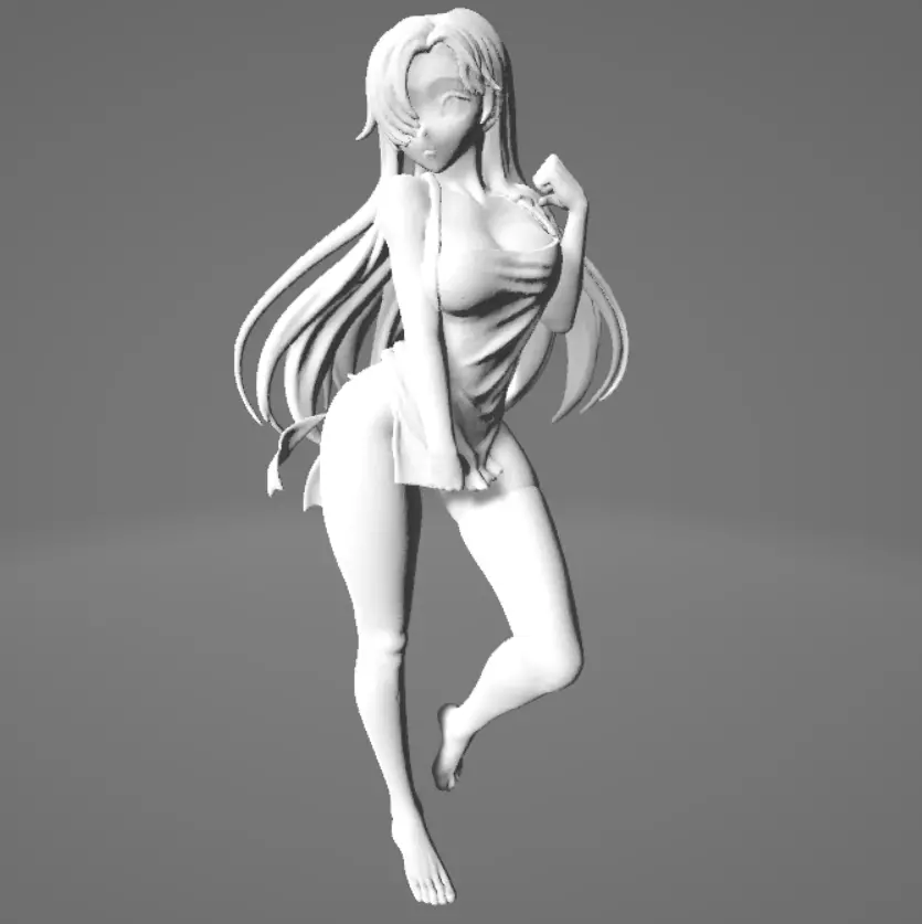 Elizabeth Liones  High-Quality 3D Anime Character Model 3D print model_10