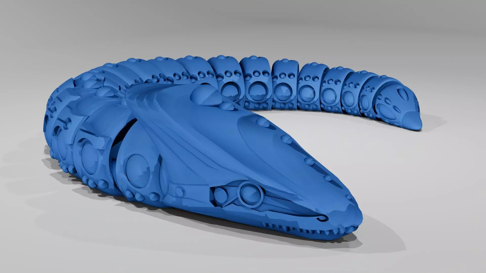 Nebula Serpent Celestial Wyrm 3D print model_0