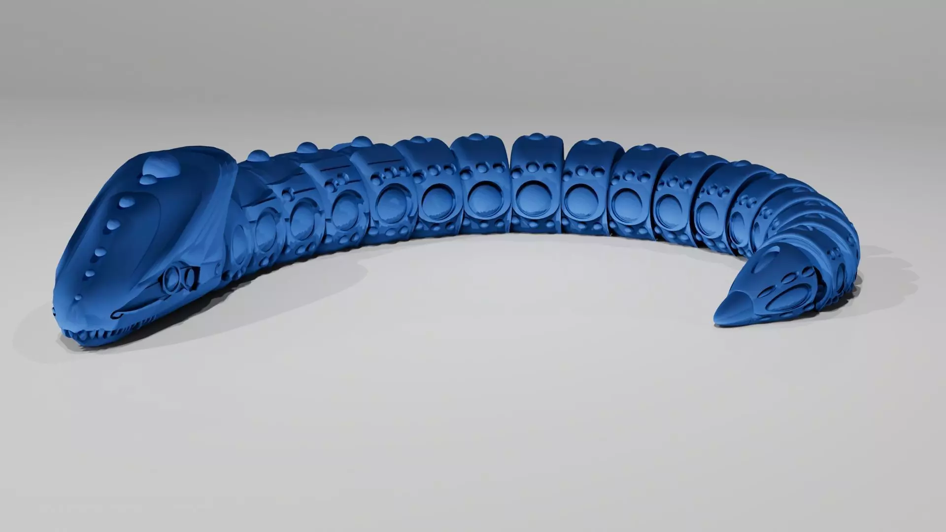 Nebula Serpent Celestial Wyrm 3D print model_1