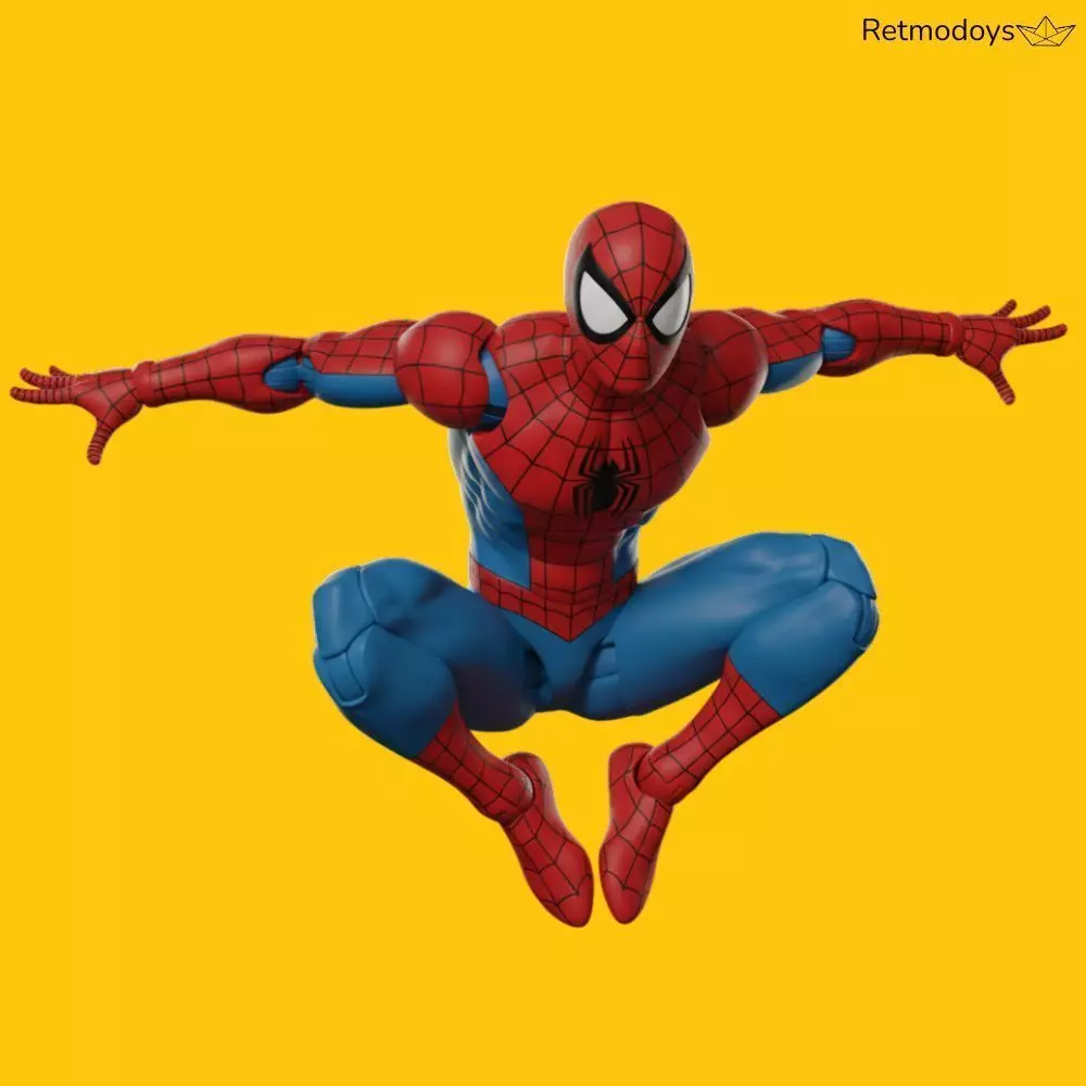 Spiderman SH Figuarts Gamerverse - Articulated Action Figure 3D print model_9