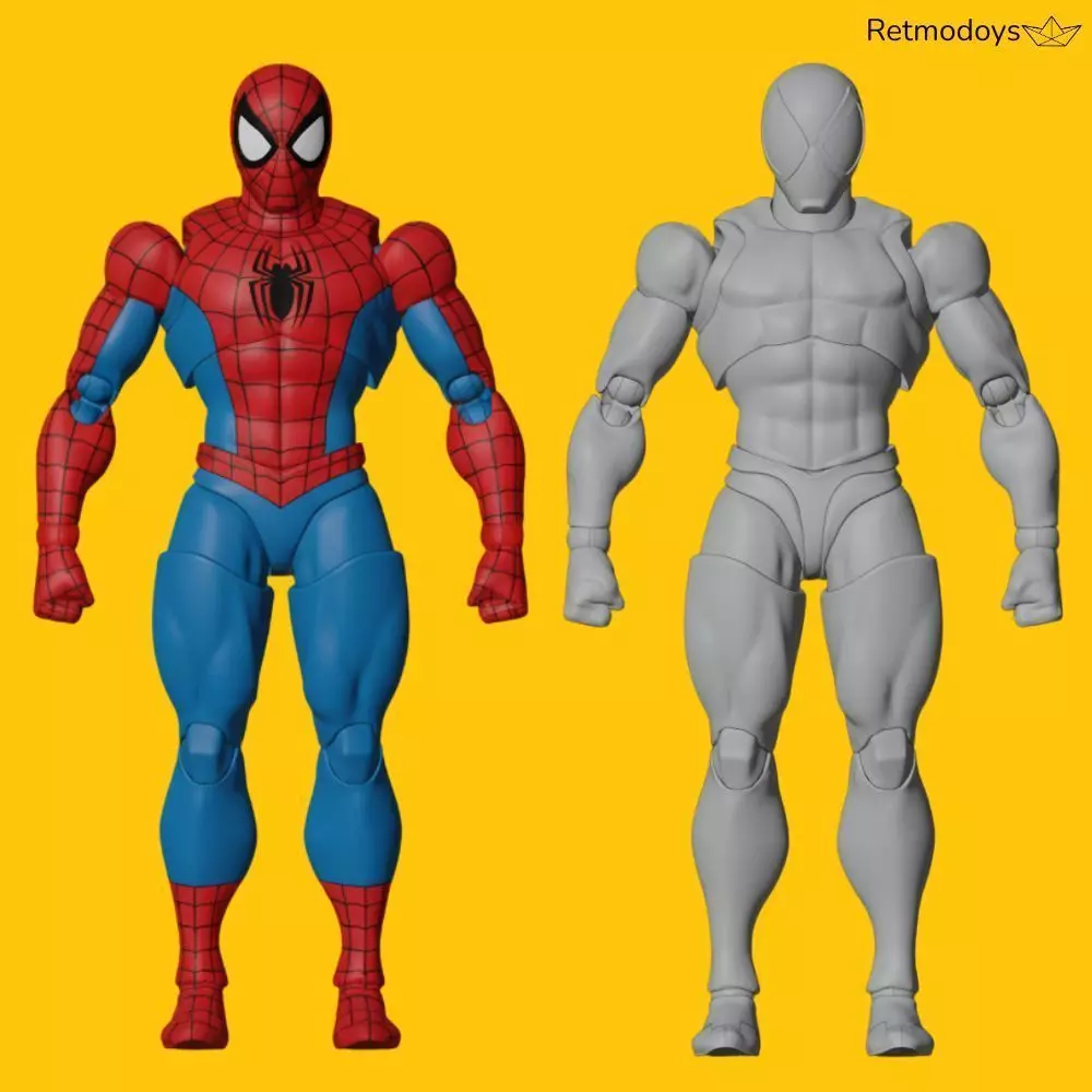 Spiderman SH Figuarts Gamerverse - Articulated Action Figure 3D print model_3