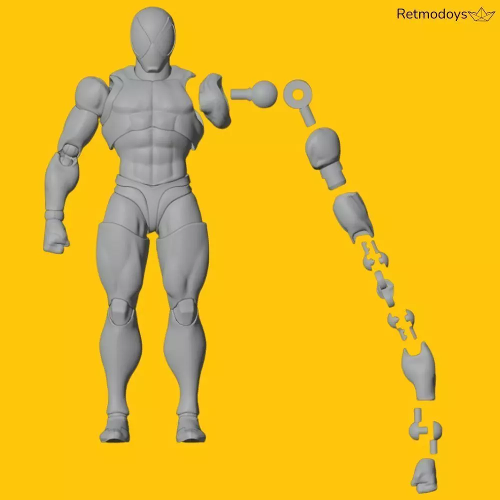 Spiderman SH Figuarts Gamerverse - Articulated Action Figure 3D print model_10