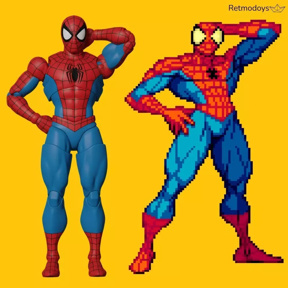 Spiderman SH Figuarts Gamerverse - Articulated Action Figure 3D print model_4