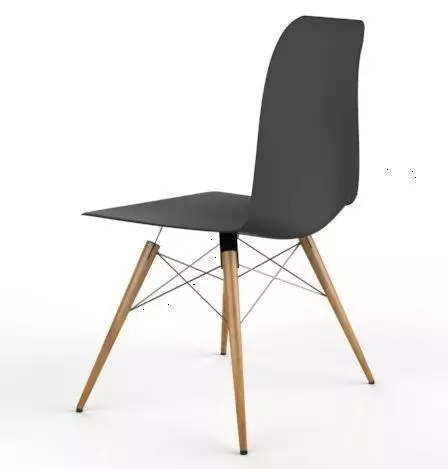 Eames chair plastic 3D model_0