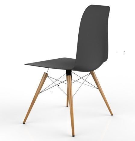 Eames chair plastic 3D model