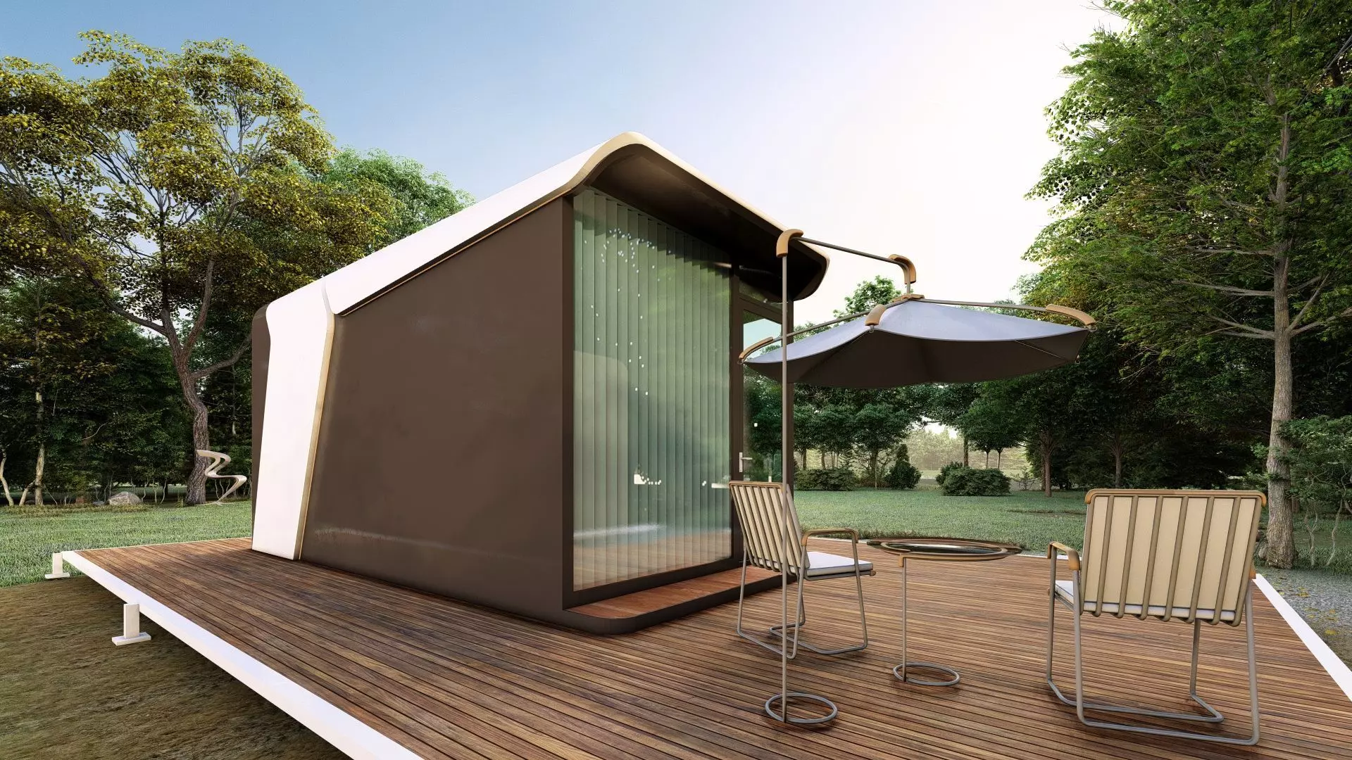 Capsule House D2 3D model_3