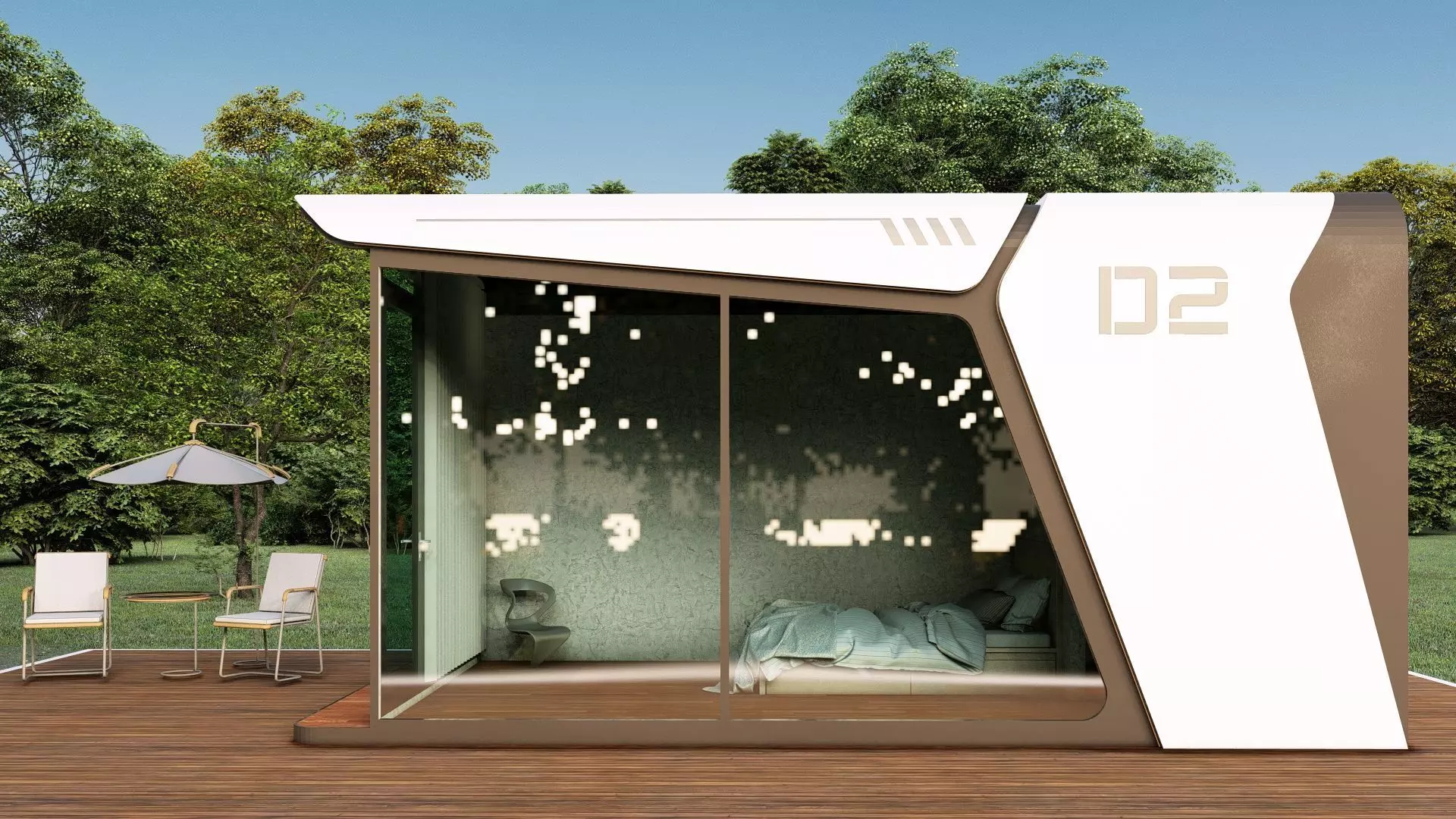 Capsule House D2 3D model_1